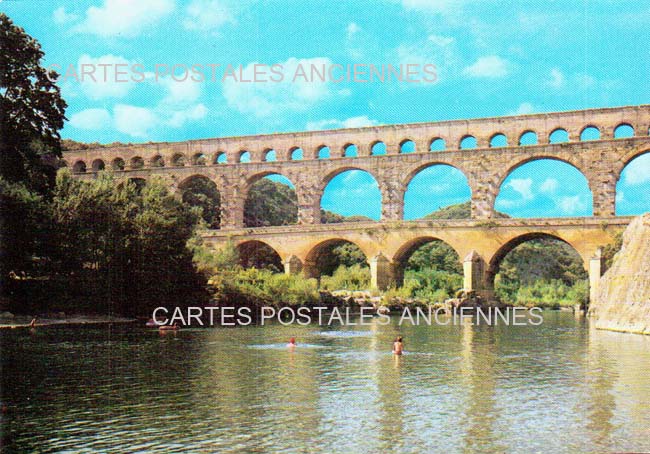 Cartes postales anciennes > CARTES POSTALES > carte postale ancienne > cartes-postales-ancienne.com Gard 30 Vers Pont Du Gard