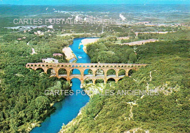 Cartes postales anciennes > CARTES POSTALES > carte postale ancienne > cartes-postales-ancienne.com Gard 30 Vers Pont Du Gard