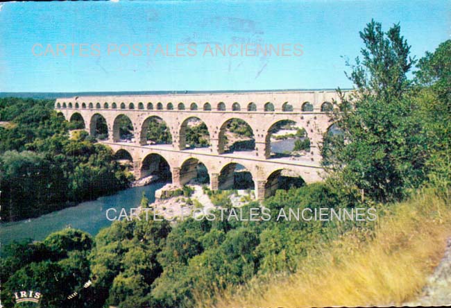 Cartes postales anciennes > CARTES POSTALES > carte postale ancienne > cartes-postales-ancienne.com Gard 30 Vers Pont Du Gard