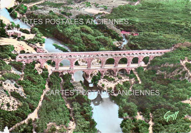 Cartes postales anciennes > CARTES POSTALES > carte postale ancienne > cartes-postales-ancienne.com Gard 30 Vers Pont Du Gard