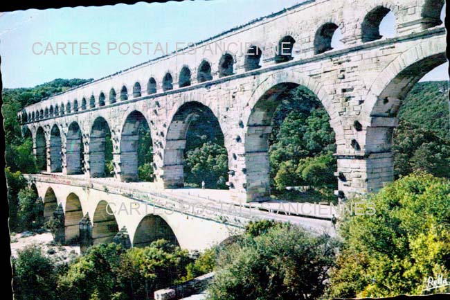 Cartes postales anciennes > CARTES POSTALES > carte postale ancienne > cartes-postales-ancienne.com Gard 30 Vers Pont Du Gard