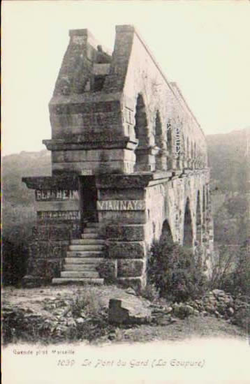 Cartes postales anciennes > CARTES POSTALES > carte postale ancienne > cartes-postales-ancienne.com Gard 30 Vers Pont Du Gard