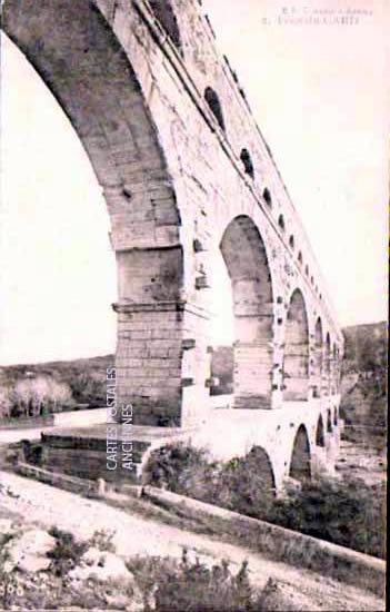 Cartes postales anciennes > CARTES POSTALES > carte postale ancienne > cartes-postales-ancienne.com Gard 30 Vers Pont Du Gard