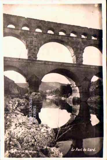 Cartes postales anciennes > CARTES POSTALES > carte postale ancienne > cartes-postales-ancienne.com Gard 30 Vers Pont Du Gard