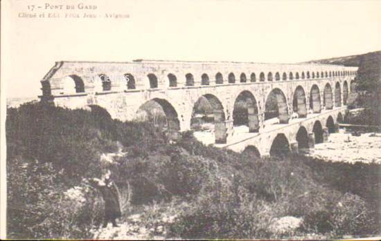 Cartes postales anciennes > CARTES POSTALES > carte postale ancienne > cartes-postales-ancienne.com Gard 30 Vers Pont Du Gard