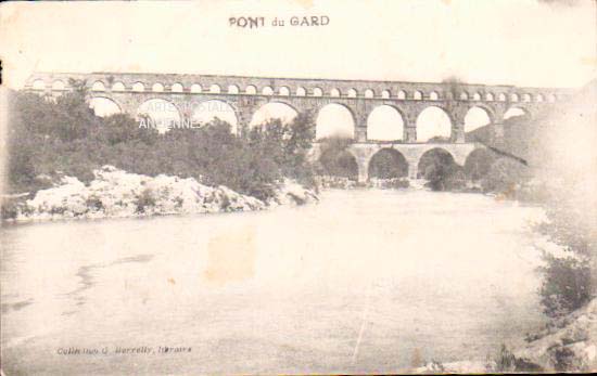 Cartes postales anciennes > CARTES POSTALES > carte postale ancienne > cartes-postales-ancienne.com Gard 30 Vers Pont Du Gard