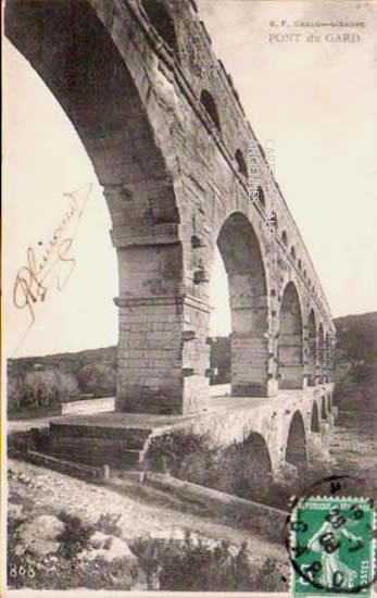 Cartes postales anciennes > CARTES POSTALES > carte postale ancienne > cartes-postales-ancienne.com Gard 30 Vers Pont Du Gard