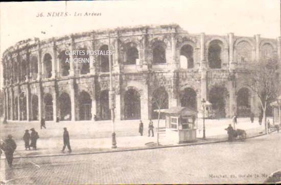 Cartes postales anciennes > CARTES POSTALES > carte postale ancienne > cartes-postales-ancienne.com Gard 30 Nimes