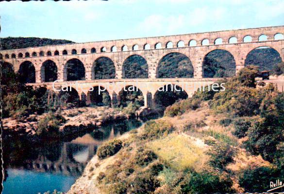 Cartes postales anciennes > CARTES POSTALES > carte postale ancienne > cartes-postales-ancienne.com Occitanie Vers Pont Du Gard