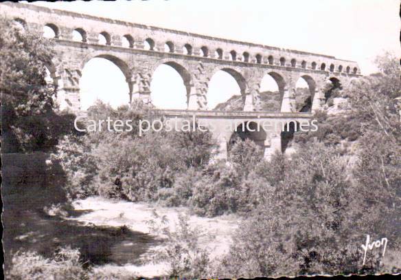 Cartes postales anciennes > CARTES POSTALES > carte postale ancienne > cartes-postales-ancienne.com Occitanie Vers Pont Du Gard