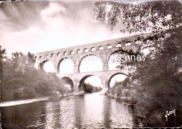 Cartes postales anciennes > CARTES POSTALES > carte postale ancienne > cartes-postales-ancienne.com  Vers Pont Du Gard