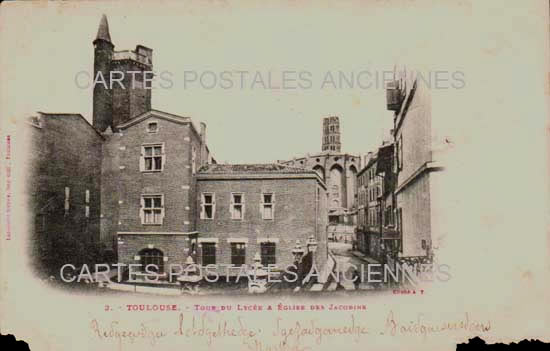 Cartes postales anciennes > CARTES POSTALES > carte postale ancienne > cartes-postales-ancienne.com Occitanie Haute garonne Toulouse