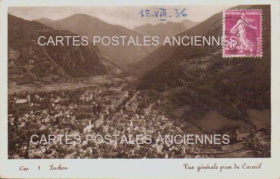 Cartes postales anciennes > CARTES POSTALES > carte postale ancienne > cartes-postales-ancienne.com Occitanie Haute garonne Bagneres De Luchon