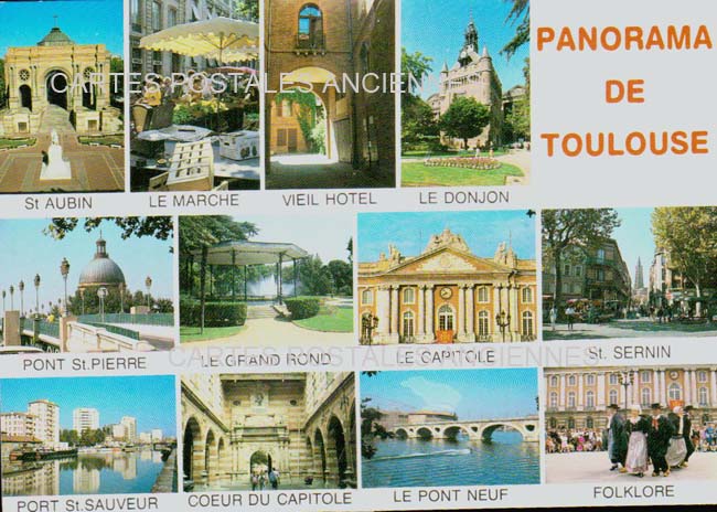 Cartes postales anciennes > CARTES POSTALES > carte postale ancienne > cartes-postales-ancienne.com Occitanie Haute garonne Toulouse