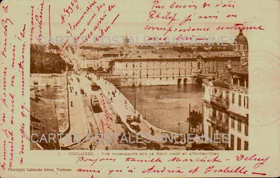 Cartes postales anciennes > CARTES POSTALES > carte postale ancienne > cartes-postales-ancienne.com Occitanie Haute garonne Toulouse