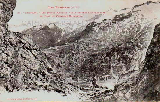 Cartes postales anciennes > CARTES POSTALES > carte postale ancienne > cartes-postales-ancienne.com Occitanie Haute garonne Bagneres De Luchon