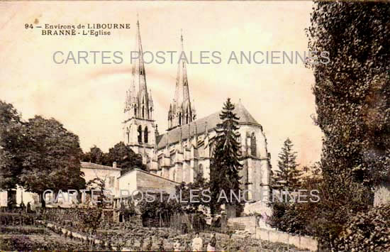 Cartes postales anciennes > CARTES POSTALES > carte postale ancienne > cartes-postales-ancienne.com Nouvelle aquitaine Branne