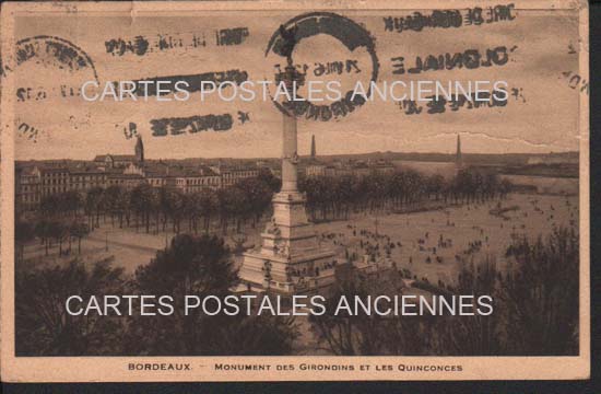 Cartes postales anciennes > CARTES POSTALES > carte postale ancienne > cartes-postales-ancienne.com Nouvelle aquitaine Gironde Bordeaux