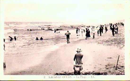 Cartes postales anciennes > CARTES POSTALES > carte postale ancienne > cartes-postales-ancienne.com Nouvelle aquitaine Gironde Lacanau Ocean