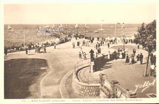 Cartes postales anciennes > CARTES POSTALES > carte postale ancienne > cartes-postales-ancienne.com Nouvelle aquitaine Gironde Arcachon