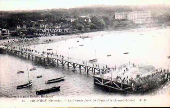 Cartes postales anciennes > CARTES POSTALES > carte postale ancienne > cartes-postales-ancienne.com Nouvelle aquitaine Gironde Arcachon