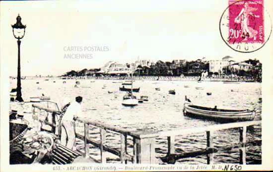 Cartes postales anciennes > CARTES POSTALES > carte postale ancienne > cartes-postales-ancienne.com Nouvelle aquitaine Gironde Arcachon