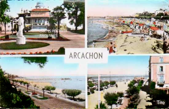 Cartes postales anciennes > CARTES POSTALES > carte postale ancienne > cartes-postales-ancienne.com Nouvelle aquitaine Gironde Arcachon