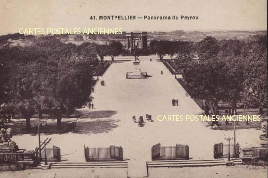 Cartes postales anciennes > CARTES POSTALES > carte postale ancienne > cartes-postales-ancienne.com Herault 34 Montpellier