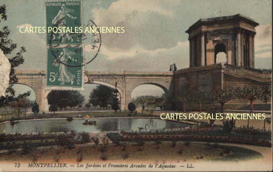 Cartes postales anciennes > CARTES POSTALES > carte postale ancienne > cartes-postales-ancienne.com Herault 34 Montpellier