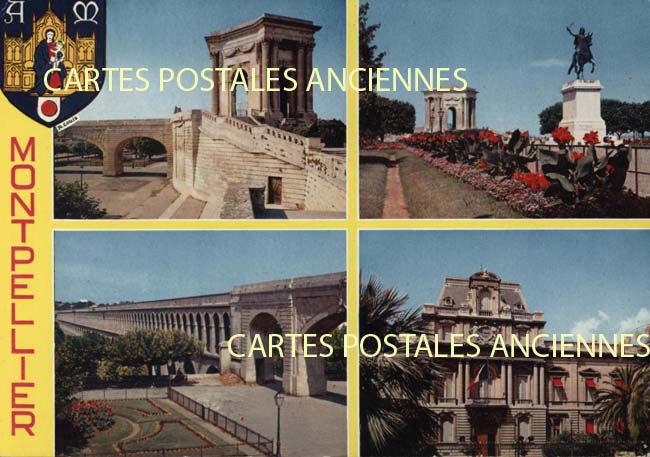 Cartes postales anciennes > CARTES POSTALES > carte postale ancienne > cartes-postales-ancienne.com Herault 34 Montpellier