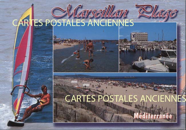 Cartes postales anciennes > CARTES POSTALES > carte postale ancienne > cartes-postales-ancienne.com Herault 34 Marseillan Plage