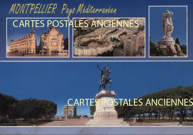 Cartes postales anciennes > CARTES POSTALES > carte postale ancienne > cartes-postales-ancienne.com Herault 34 Montpellier