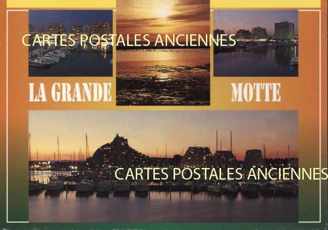 Cartes postales anciennes > CARTES POSTALES > carte postale ancienne > cartes-postales-ancienne.com Herault 34 La Grande Motte