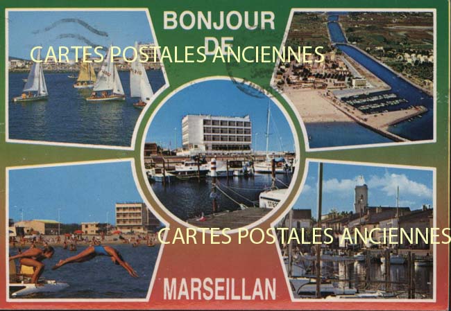 Cartes postales anciennes > CARTES POSTALES > carte postale ancienne > cartes-postales-ancienne.com Herault 34 Marseillan Plage