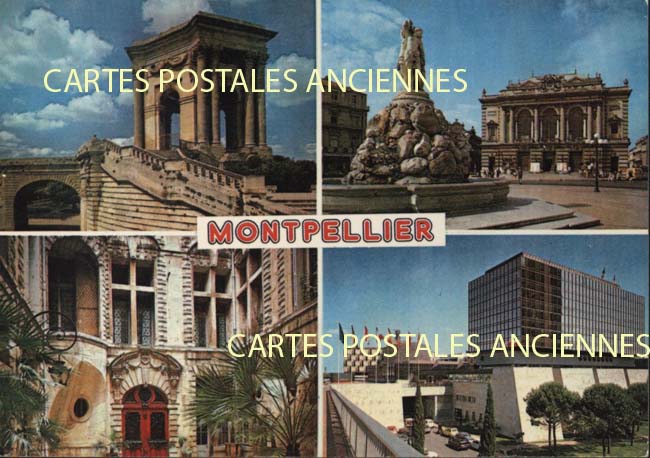 Cartes postales anciennes > CARTES POSTALES > carte postale ancienne > cartes-postales-ancienne.com Herault 34 Montpellier