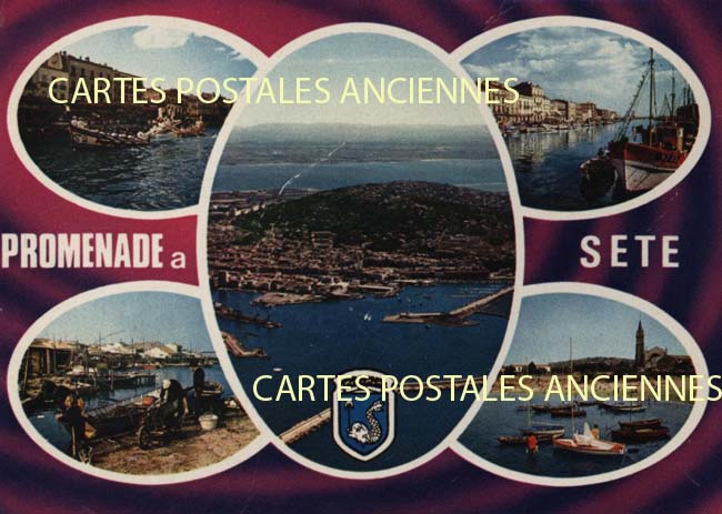 Cartes postales anciennes > CARTES POSTALES > carte postale ancienne > cartes-postales-ancienne.com Herault 34 Sete