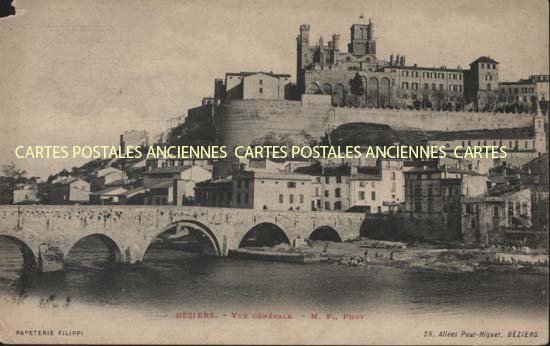 Cartes postales anciennes > CARTES POSTALES > carte postale ancienne > cartes-postales-ancienne.com Herault 34 Beziers