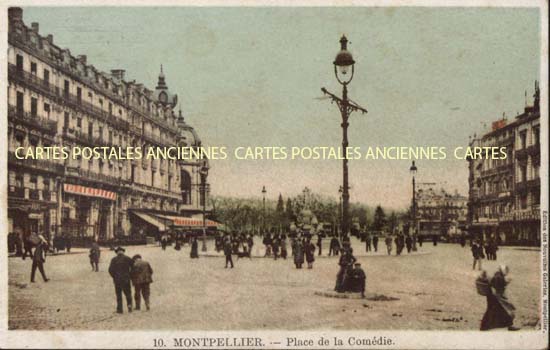 Cartes postales anciennes > CARTES POSTALES > carte postale ancienne > cartes-postales-ancienne.com Herault 34 Montpellier