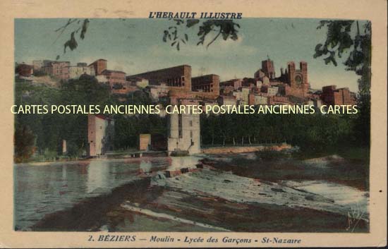 Cartes postales anciennes > CARTES POSTALES > carte postale ancienne > cartes-postales-ancienne.com Herault 34 Beziers