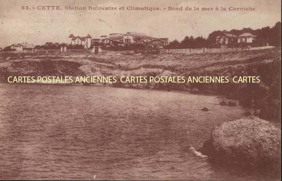 Cartes postales anciennes > CARTES POSTALES > carte postale ancienne > cartes-postales-ancienne.com Herault 34 Sete