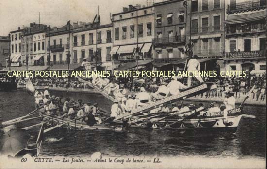 Cartes postales anciennes > CARTES POSTALES > carte postale ancienne > cartes-postales-ancienne.com Herault 34 Sete