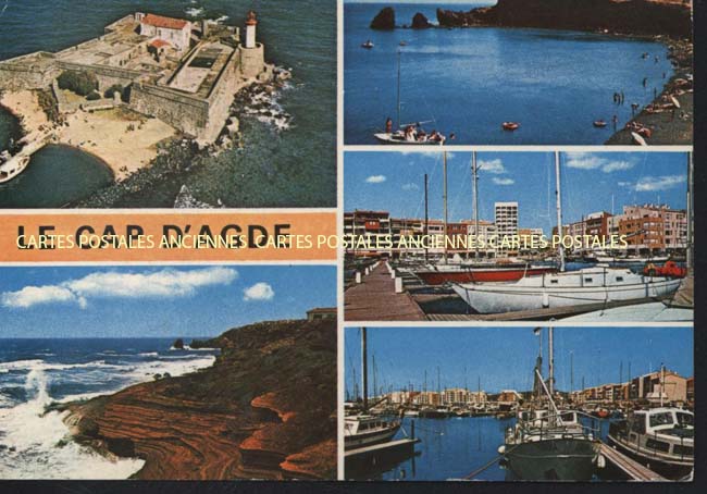 Cartes postales anciennes > CARTES POSTALES > carte postale ancienne > cartes-postales-ancienne.com Herault 34 Le Cap D Agde