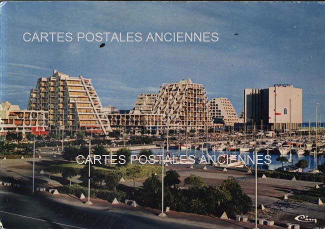 Cartes postales anciennes > CARTES POSTALES > carte postale ancienne > cartes-postales-ancienne.com Herault 34 La Grande Motte