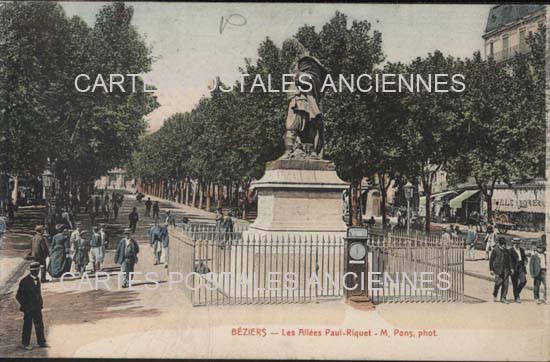 Cartes postales anciennes > CARTES POSTALES > carte postale ancienne > cartes-postales-ancienne.com Herault 34 Beziers