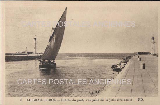 Cartes postales anciennes > CARTES POSTALES > carte postale ancienne > cartes-postales-ancienne.com Gard 30 Le Grau Du Roi