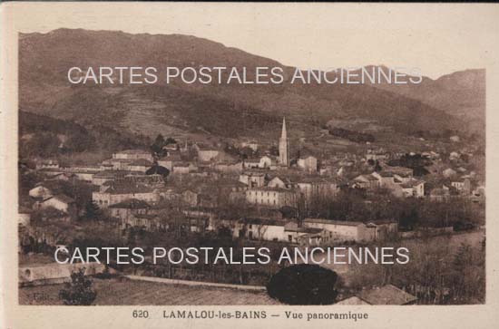 Cartes postales anciennes > CARTES POSTALES > carte postale ancienne > cartes-postales-ancienne.com Occitanie Herault Lamalou Les Bains