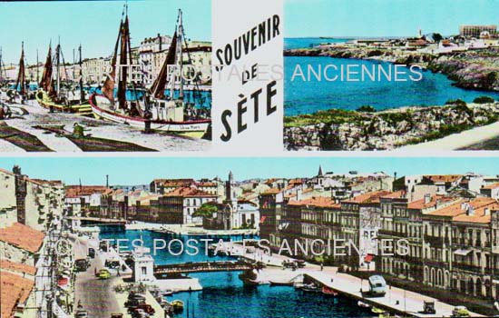 Cartes postales anciennes > CARTES POSTALES > carte postale ancienne > cartes-postales-ancienne.com Occitanie Herault Sete