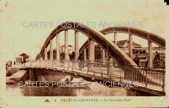 Cartes postales anciennes > CARTES POSTALES > carte postale ancienne > cartes-postales-ancienne.com Occitanie Herault Palavas Les Flots