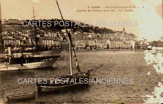 Cartes postales anciennes > CARTES POSTALES > carte postale ancienne > cartes-postales-ancienne.com Occitanie Herault Sete