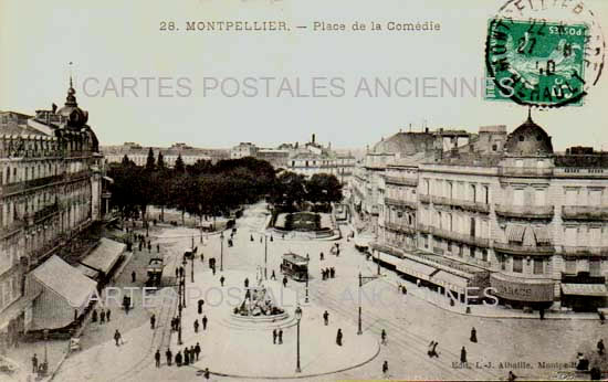 Cartes postales anciennes > CARTES POSTALES > carte postale ancienne > cartes-postales-ancienne.com Occitanie Herault Montpellier